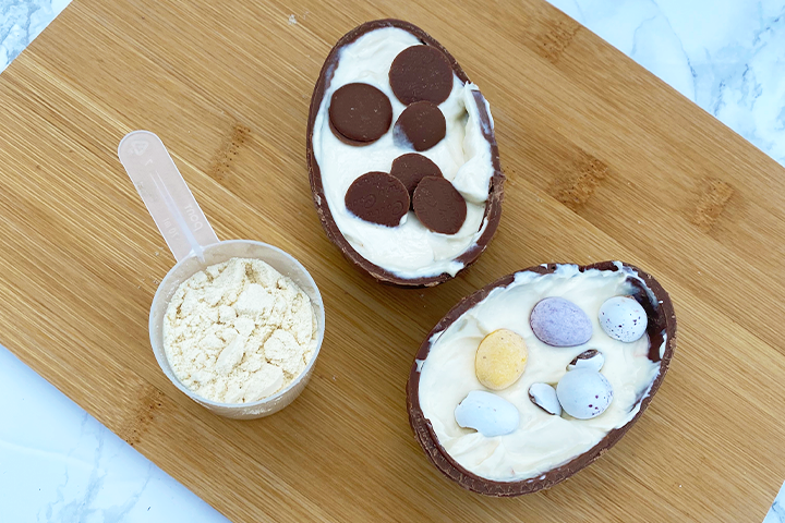 Our High Protein Easter Egg Cheesecake Recipe