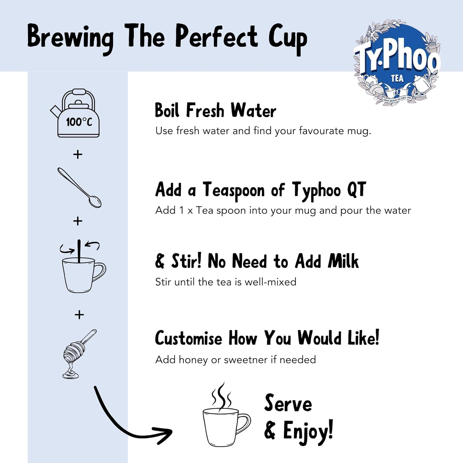 Typhoo QT One Cup Instant Tea