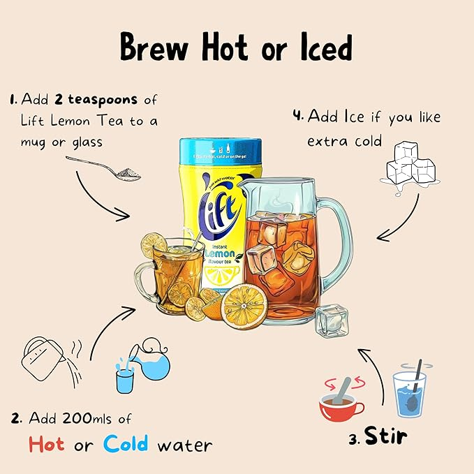Lift Instant Lemon Tea (Reduced Sweetness)