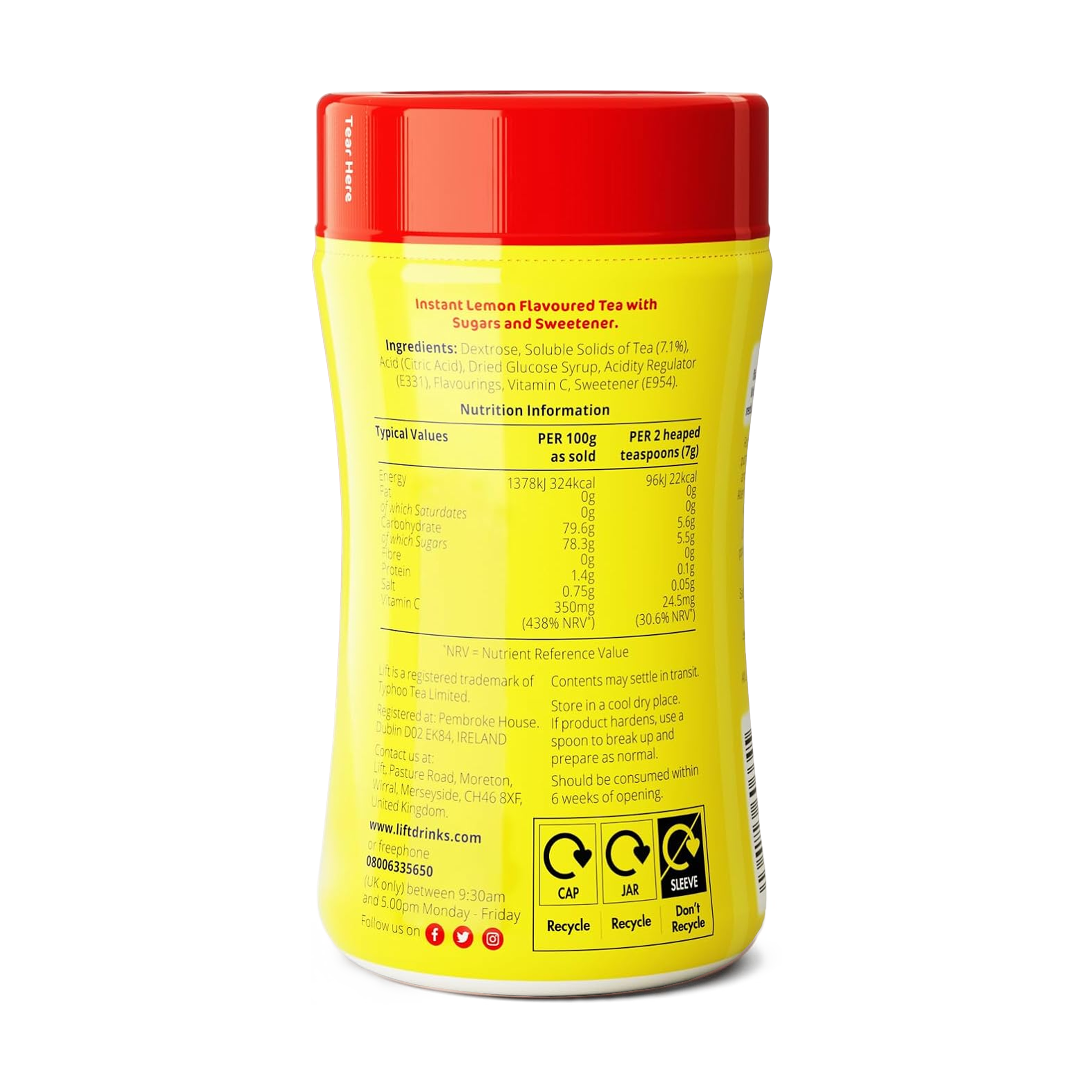 Lift Instant Lemon Flavour Tea