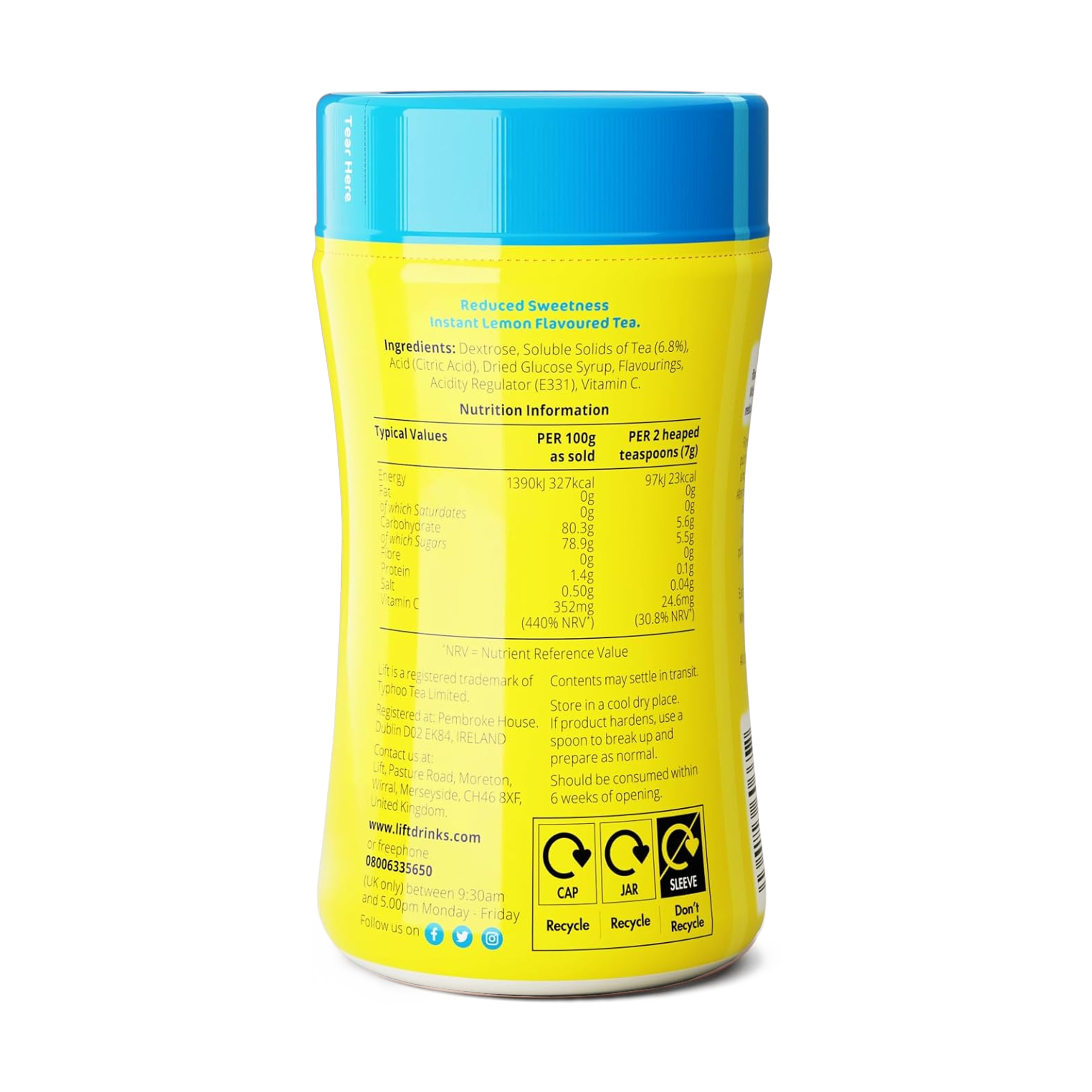 Lift Instant Lemon Tea (Reduced Sweetness)