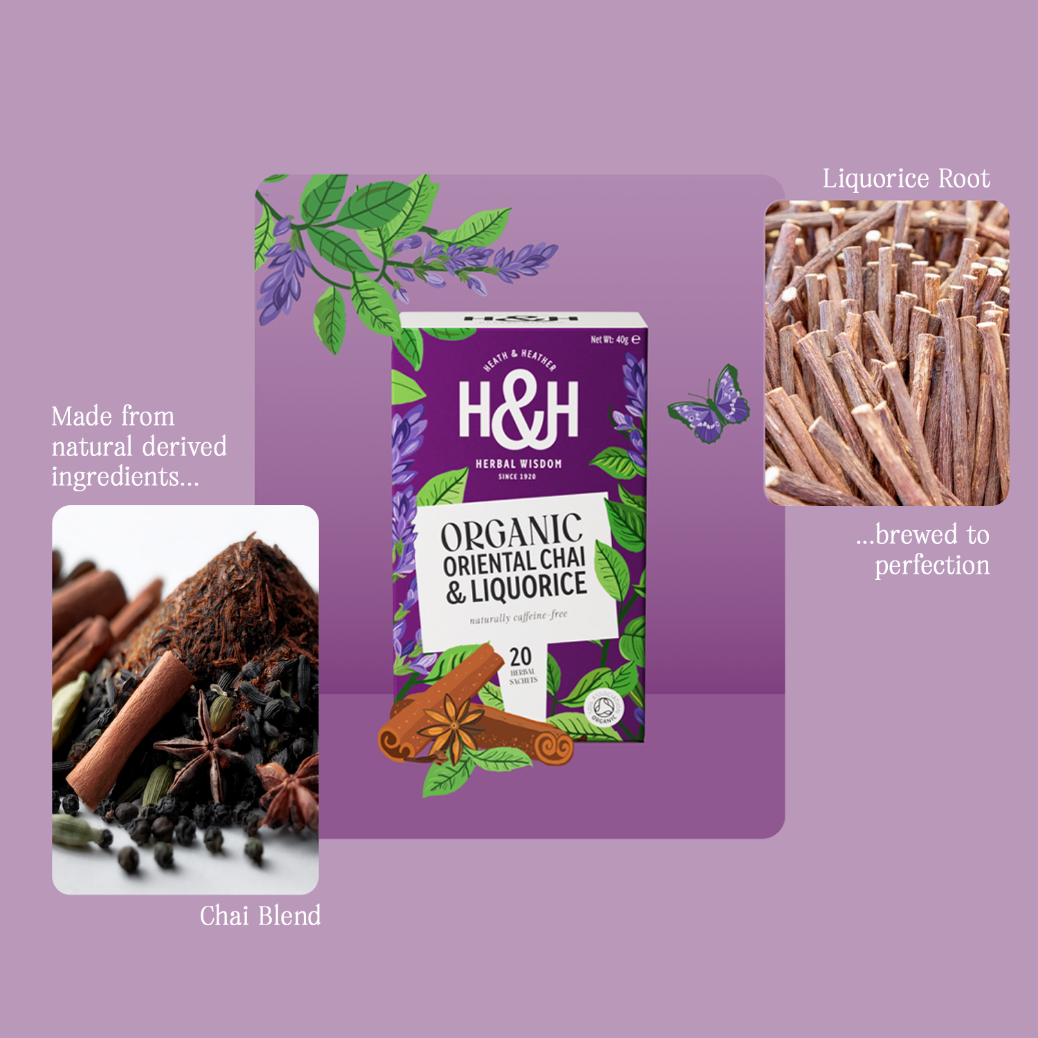 H&H Oriental Chai & Liquorice Herbal Tea