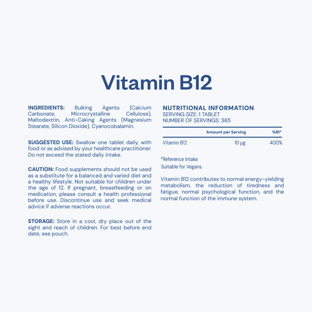 Vitamin B12 Tablets - 10µg