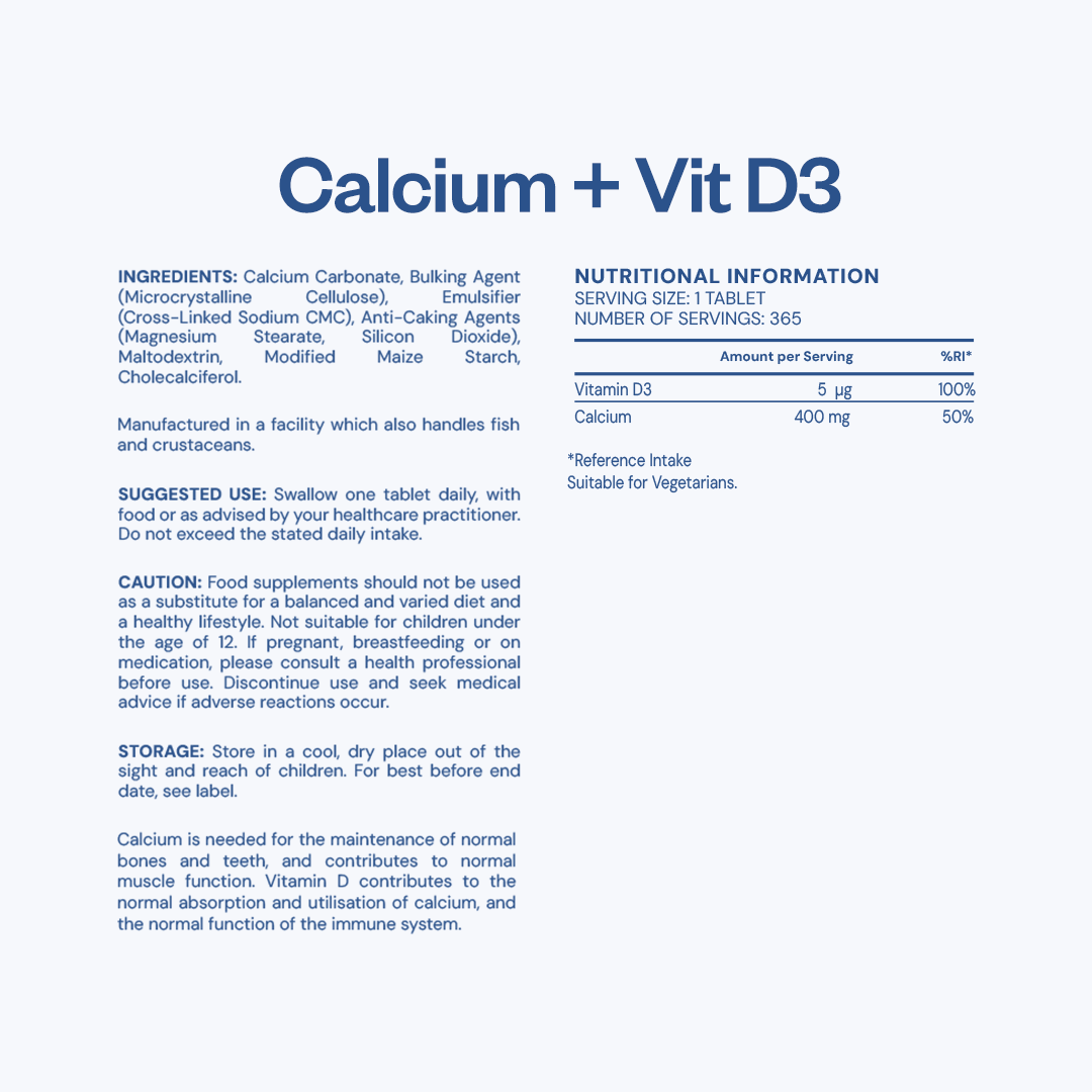 Calcium + Vitamin D3 200IU