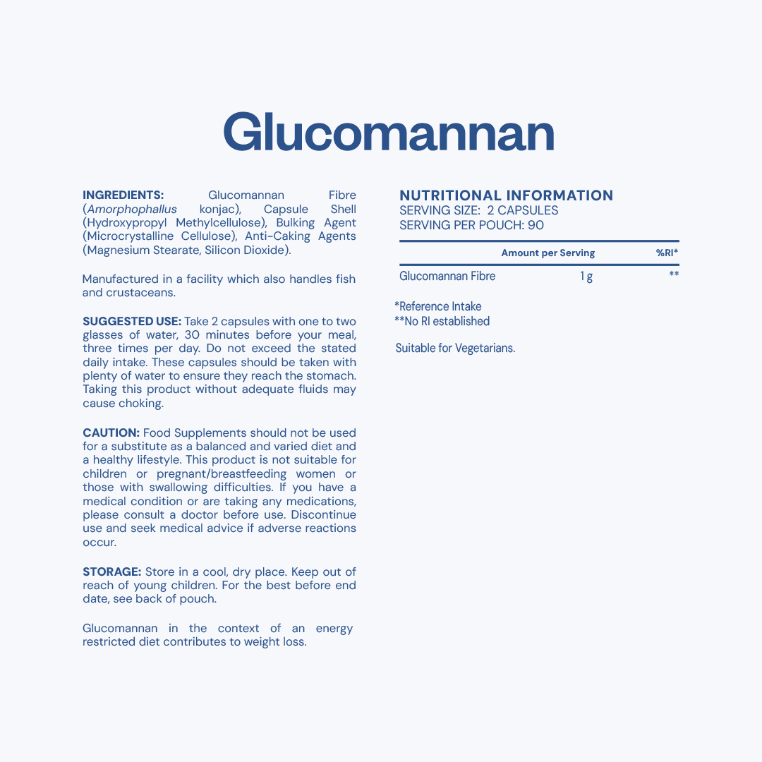 Gélules de glucomannane Myprotein
