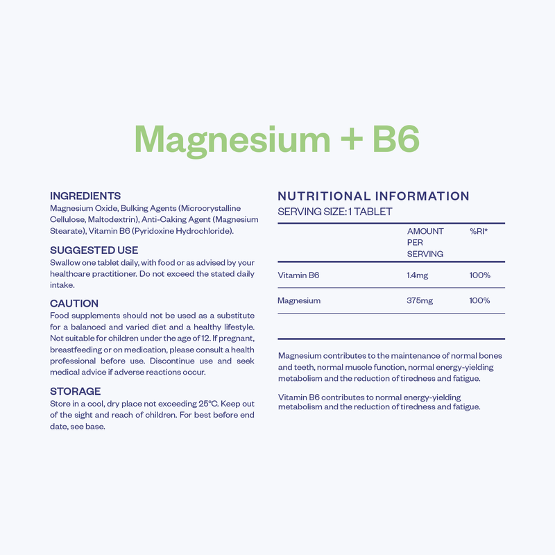 Magnesium + B6 Tablets