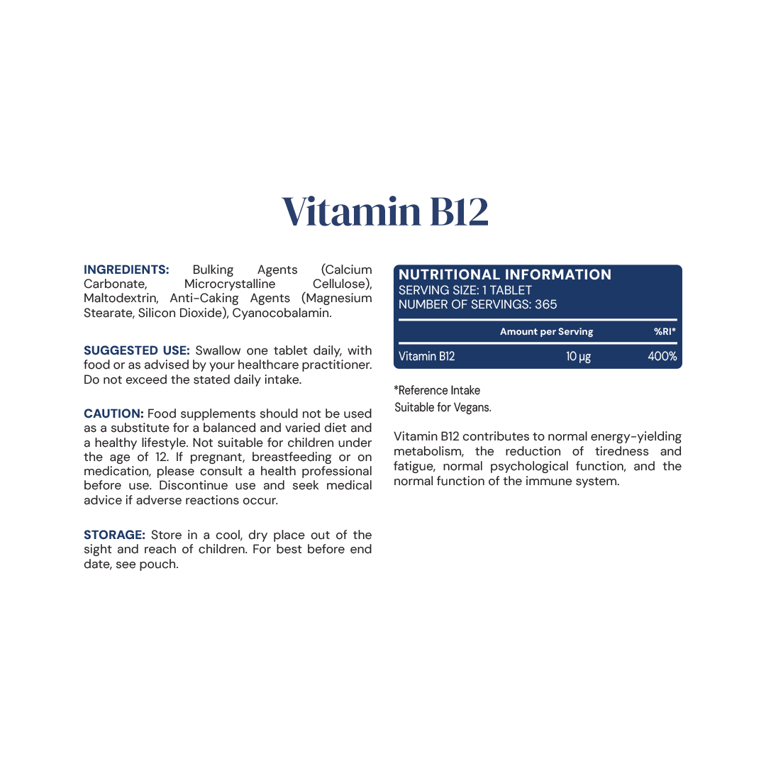 Vitamin B12 Tablets - 10µg
