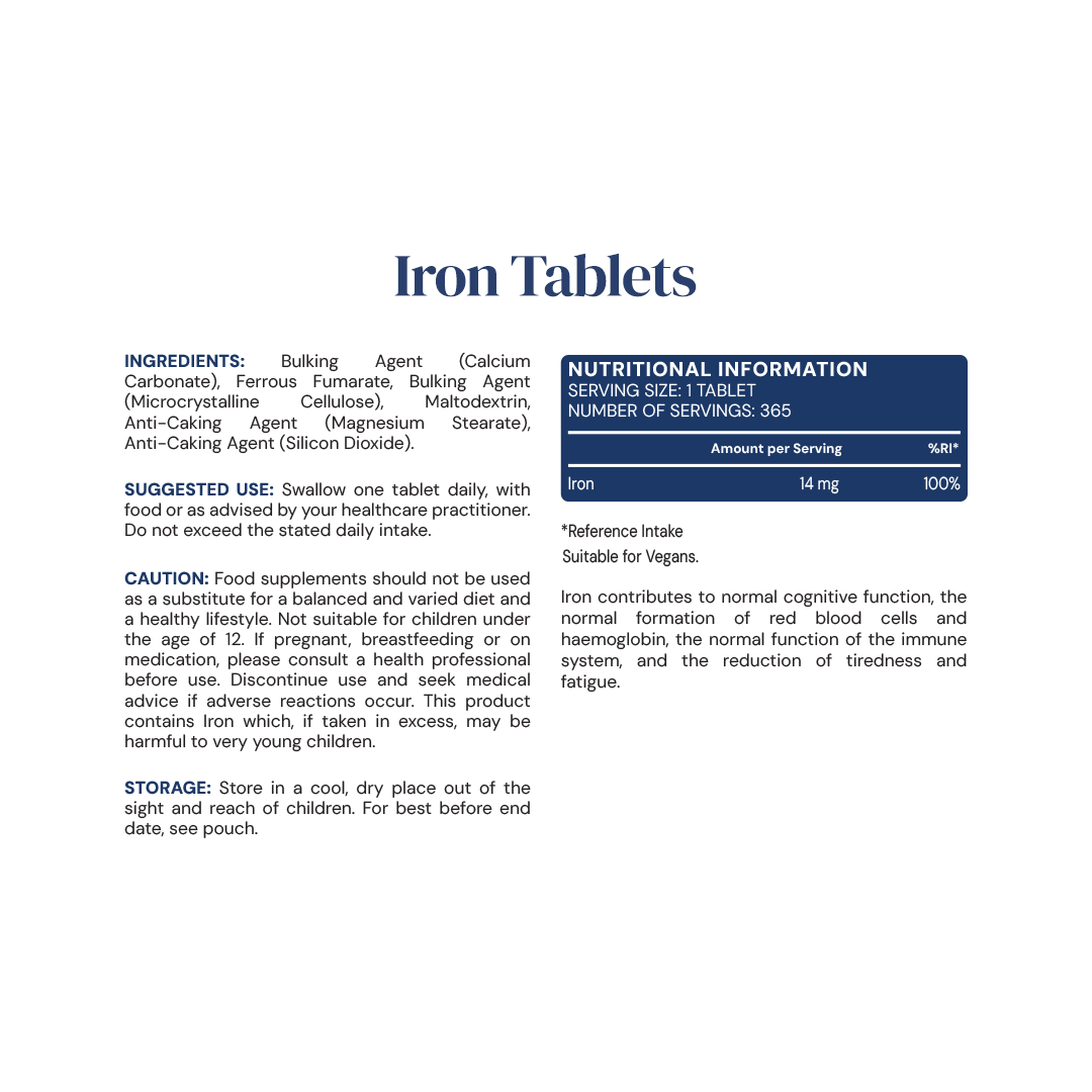 Iron Tablets - 14mg