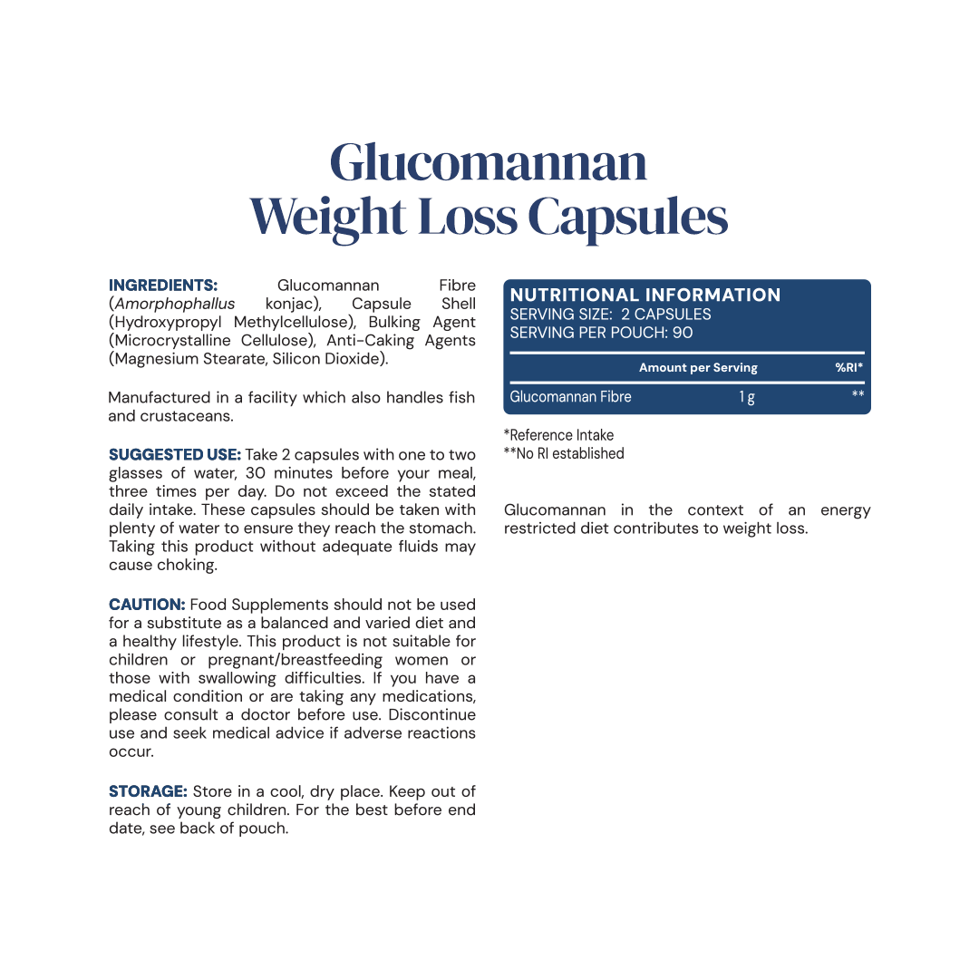 Glucomannan Weight Loss Capsules
