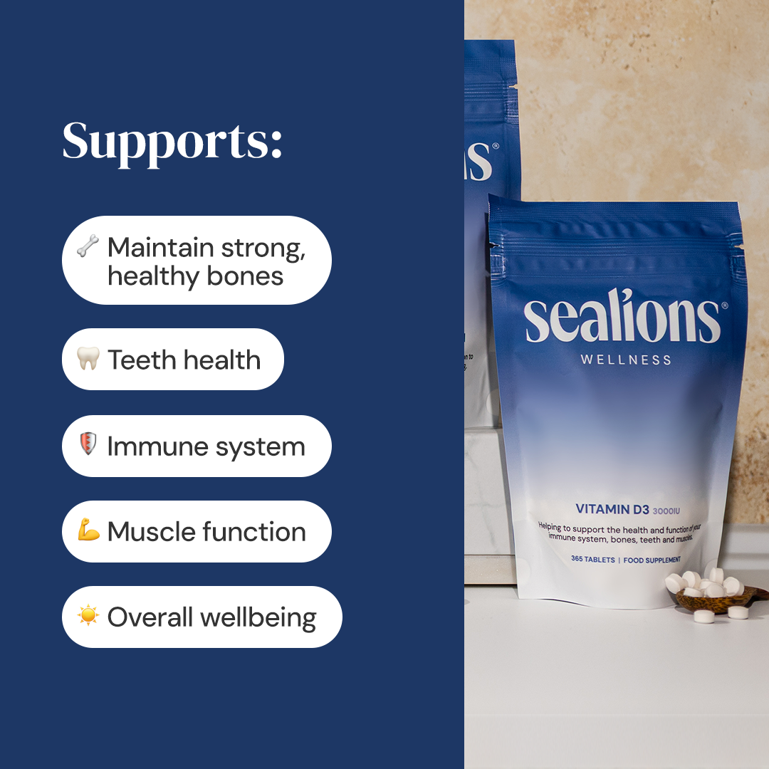 Vitamin D 3000iu Tablets - 75µg