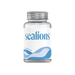 Sealions Reusable Glass Vitamin Jar