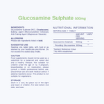 Glucosamine Sulphate + Vitamin C Tablets 500mg