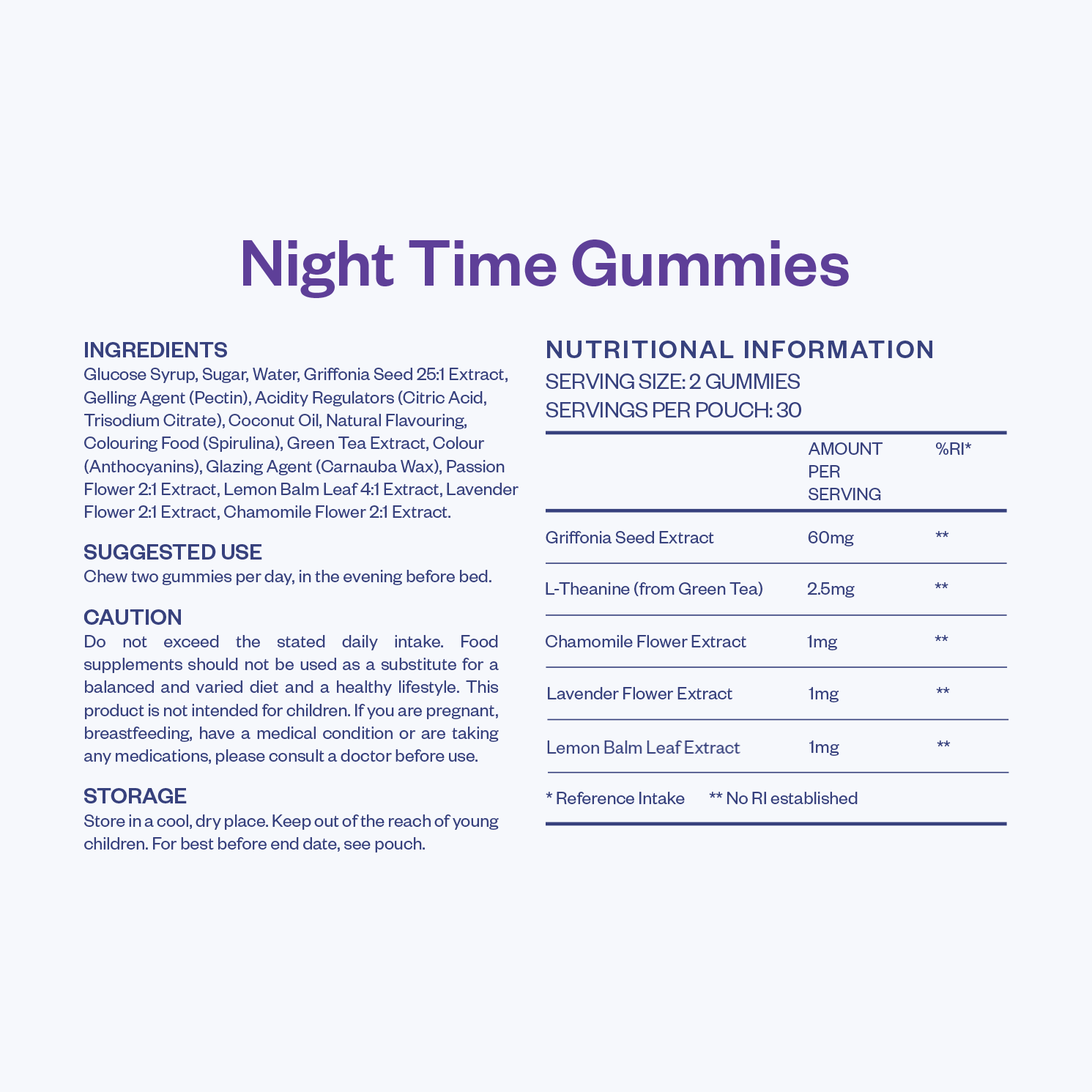 Night Time Gummies