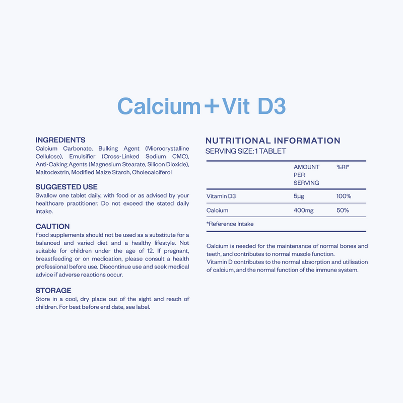 Calcium + Vitamin D3 200IU